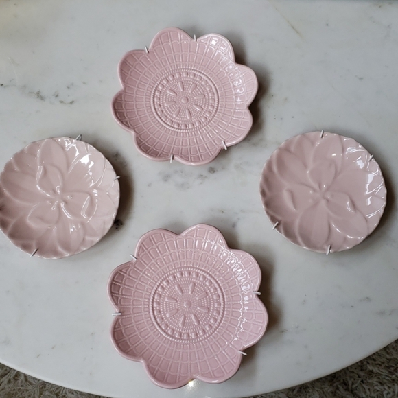 Threshold Other - Blush pink appetizer plates quantity of 4